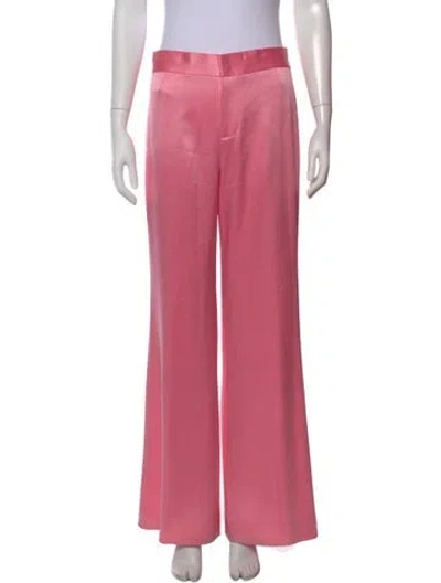 Pre-owned Alice And Olivia Wide Leg Pants In Pink