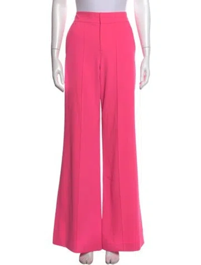 Pre-owned Alice And Olivia Wide Leg Pants In Pink