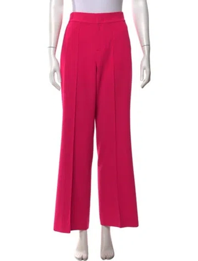 Pre-owned Alice And Olivia Wide Leg Pants In Pink