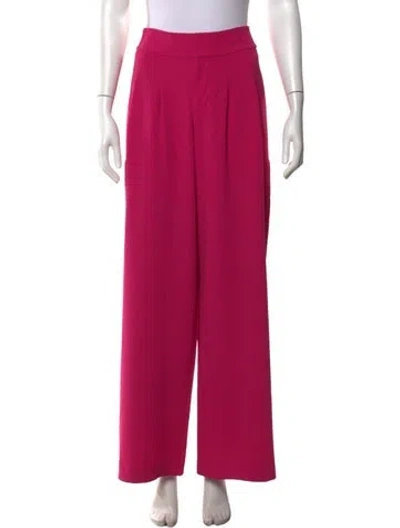 Pre-owned Alice And Olivia Wide Leg Pants In Pink