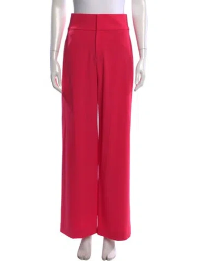 Pre-owned Alice And Olivia Wide Leg Pants In Pink