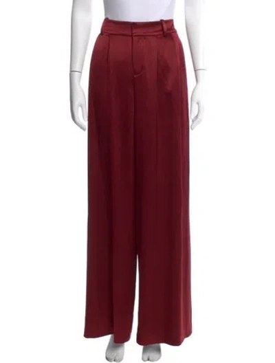 Pre-owned Alice And Olivia Wide Leg Pants W/ Tags In Red