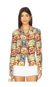 Alice And Olivia Willa Placket Top A Summer Day In A Summer Day