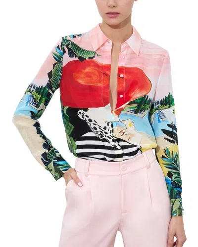 Alice And Olivia Willa Button Down