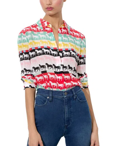 ALICE AND OLIVIA WILLA BUTTON DOWN