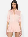 Alice And Olivia Alice + Olivia Willa Silk Shirt In Pink Bloom