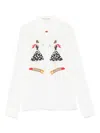 Alice And Olivia Alice + Olivia Willa Shirt In Weiss