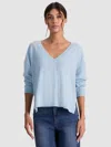 Alice And Olivia Williams Cashmere Pullover In Blue