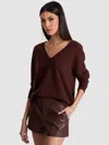 Alice And Olivia Williams Pullover In Brown