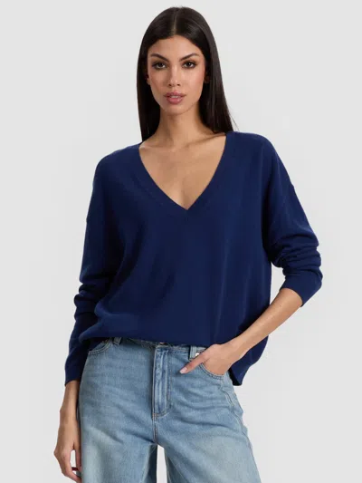 Alice And Olivia Williams Pullover In Purple