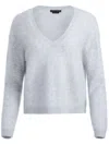 Alice And Olivia Williams Cashmere-blend Pullover In Grey