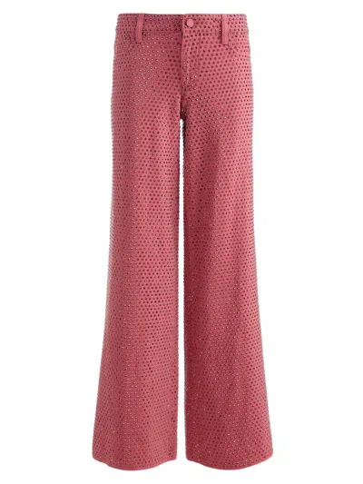 Alice And Olivia Amazing Embellished Jean In Pink