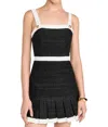 Alice And Olivia Clarine Mini Dress In Black