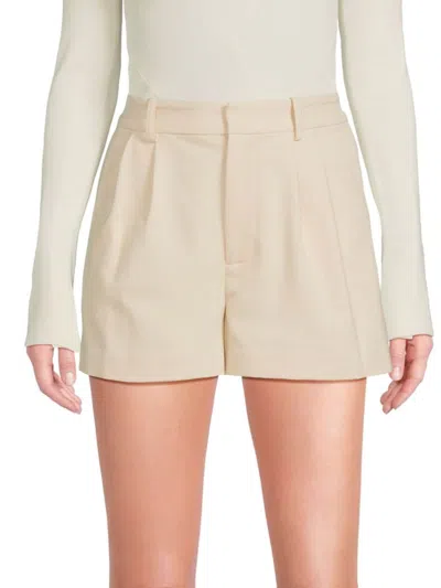 Alice And Olivia Women's Conry Solid Pleated Shorts In Neutral