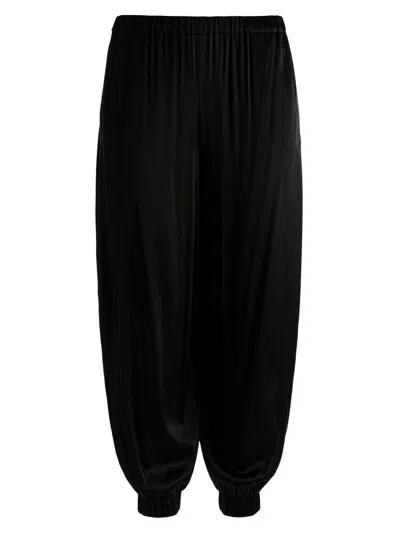 Alice And Olivia Declan Elasticated-cuff Trousers In Black