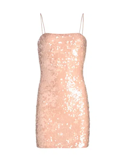 Alice And Olivia Women's Delora Sequined Body-con Minidress In Pink