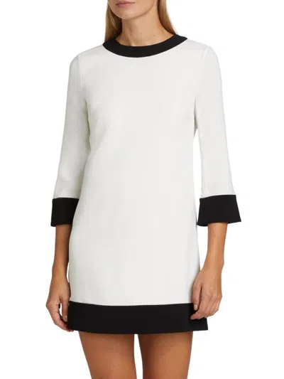 Alice And Olivia Women's Eleonora Two-tone Minidress