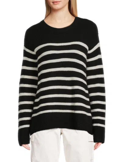 Alice And Olivia Women's Harold Striped Wool & Cashmere Sweater