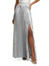 Alice And Olivia Ivey Maxi Skirt In Gray