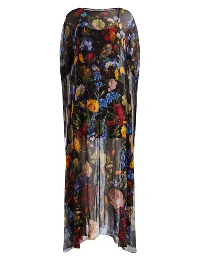 Alice And Olivia Women's Linn Cape Maxi Dress