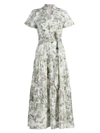 Alice And Olivia Women's Lucy Sleeveless Mini Shirtdress In Silver