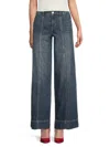 Alice And Olivia Mame High-rise Wide-leg Jeans