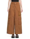 ALICE AND OLIVIA WOMEN'S MAME WIDE LEG CARGO PANTS