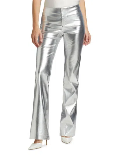 Alice And Olivia Women's Metallic Bootcut Pants