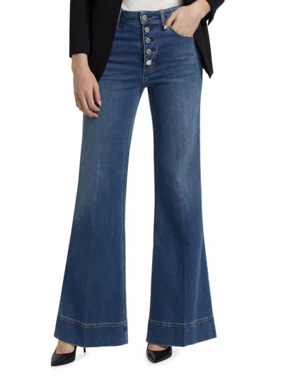 Alice And Olivia Women's Missa Bootcut Jeans In Blue