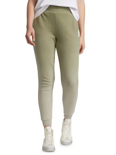 Alice And Olivia Women's Nyc Ombré Slim Joggers In Sage
