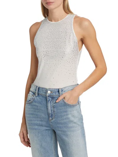 Alice And Olivia Women's Pania Embellished Tank Top