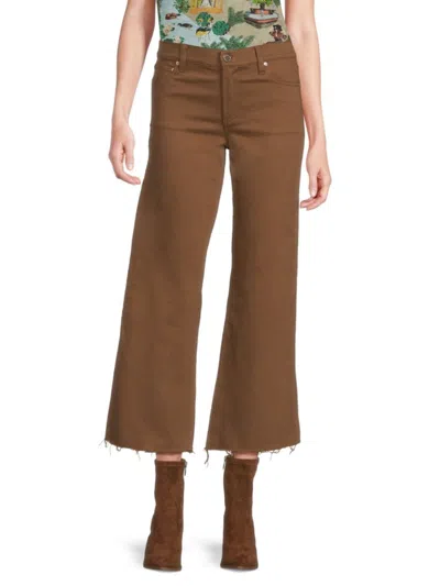 Alice And Olivia Women's Roxie Straight Fit Jeans In Camel