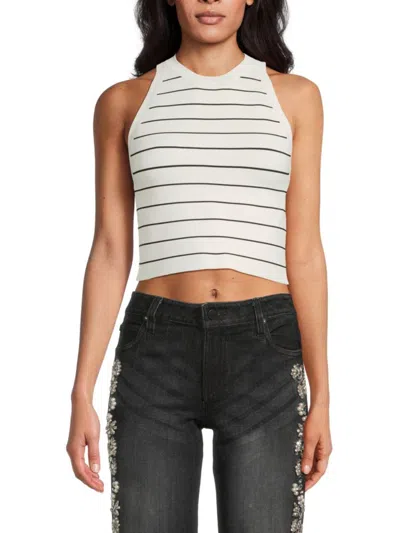 ALICE AND OLIVIA WOMEN'S RYDEL STRIPED KNIT TANK