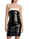 Alice And Olivia Women's Sibella Sequined Bow Minidress In Multi