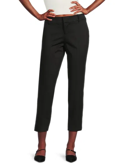Alice And Olivia Women's Stacey Slim Trousers In Black