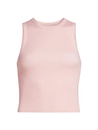 Alice And Olivia Women's Tonita Stretch Ribbed Tank In Pink