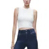 Alice And Olivia Amity Scalloped Tank In White