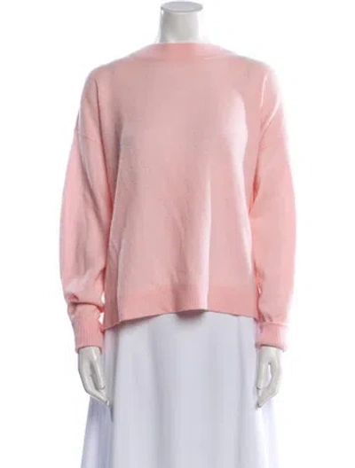 Pre-owned Alice And Olivia Wool Bateau Neckline Sweater In Pink