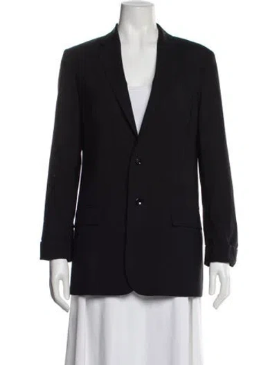 Pre-owned Alice And Olivia Wool Blazer In Purple