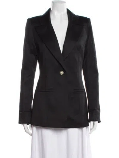 Pre-owned Alice And Olivia Wool Blazer W/ Tags In Gray