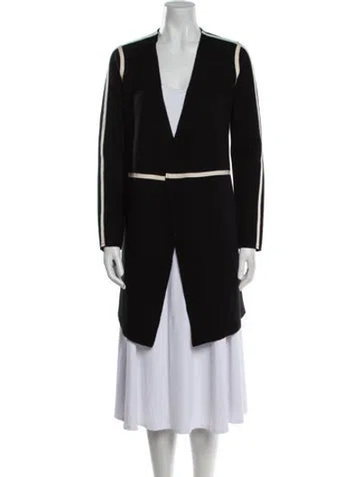 Pre-owned Alice And Olivia Wool Coat In Black