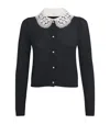 Alice And Olivia Ciara Short Sleeve Pullover With Collar In Black
