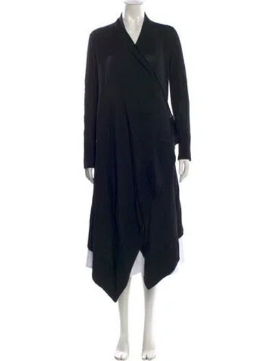 Pre-owned Alice And Olivia Wool Cowl Neck Sweater In Black