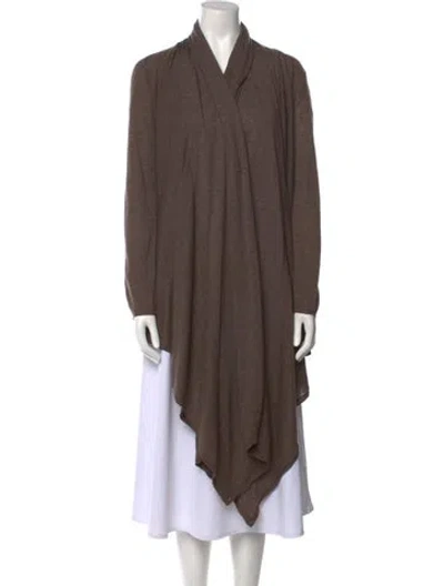 Pre-owned Alice And Olivia Wool Cowl Neck Sweater In Brown