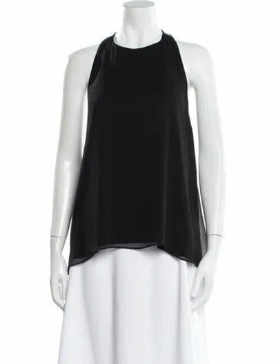 Pre-owned Alice And Olivia Wool Halterneck Top In Gray