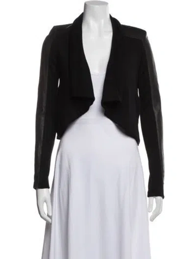 Pre-owned Alice And Olivia Wool Jacket In Black