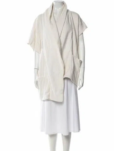 Pre-owned Alice And Olivia Wool Jacket In Neutral