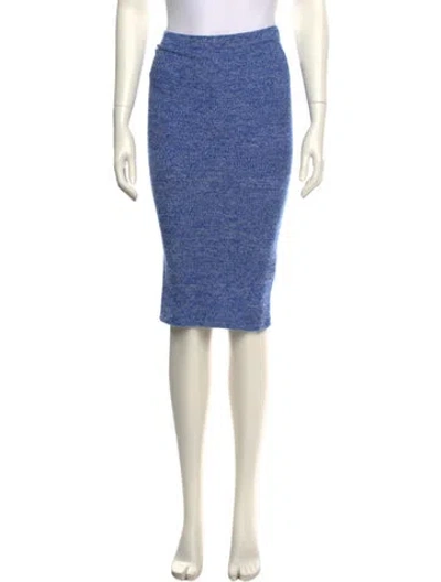 Pre-owned Alice And Olivia Wool Knee-length Skirt In Multi