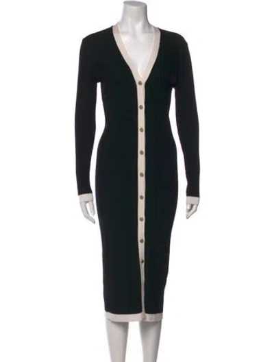 Pre-owned Alice And Olivia Wool Midi Length Dress