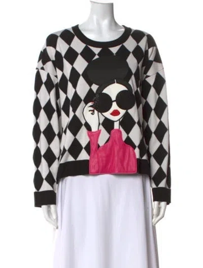 Pre-owned Alice And Olivia Wool Midi Length Dress In Multi
